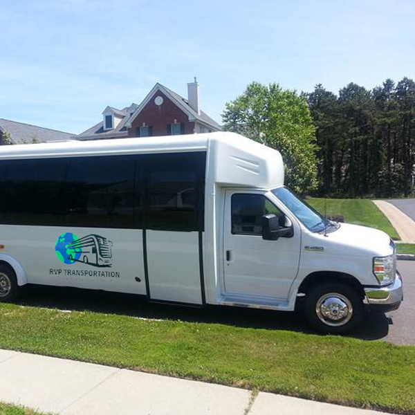 25 Passenger minibus exterior